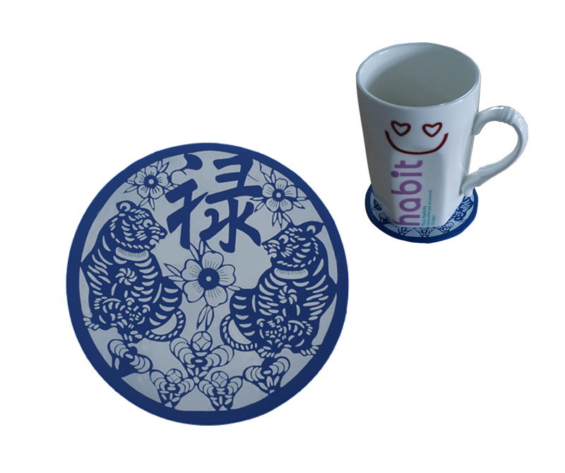 硅胶制品隔热杯垫